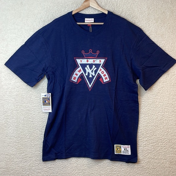 NWT Mitchell & Ness Mens New York Yankees Legendary MLB Slub Tee Shirt SIZE XL - Picture 1 of 7